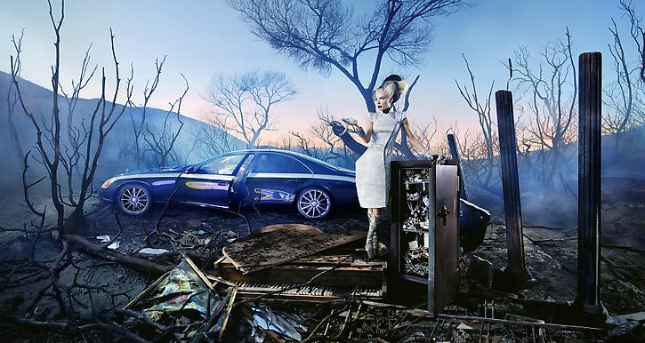 El glamour escenificado de David LaChapelle fotofestín