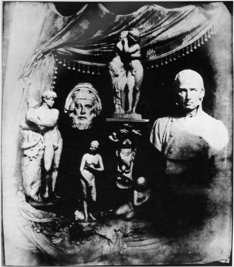 Estatuillas, impresión directa en papel del pionero Bayard