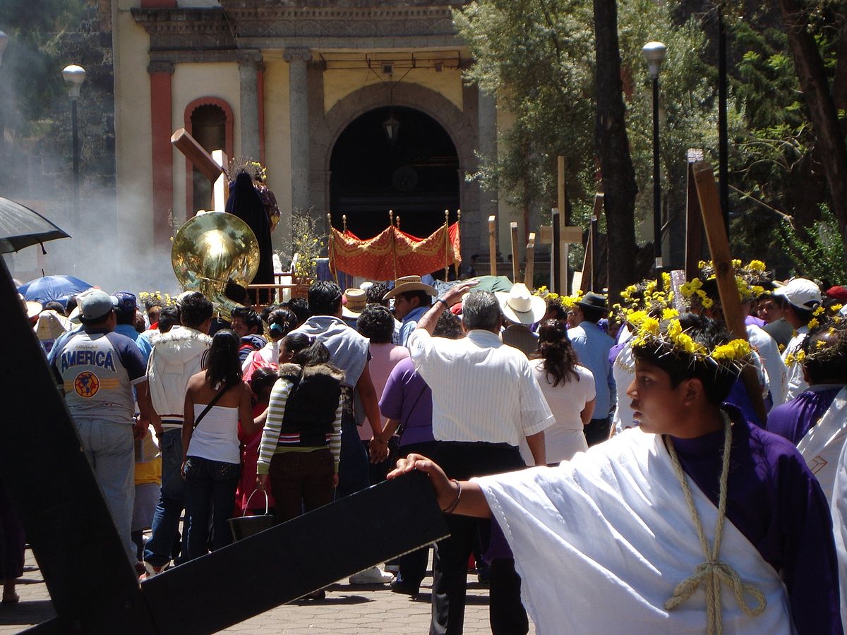 Pasión de cristo, Iztapalapa, CDMX Ciudad de México, fotografías