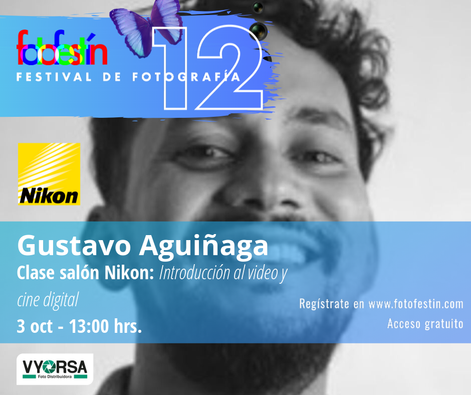 Gustavo-Aguiñaga-clase-introducción-al-video-festival-de-fotografía-fotofestín-ff19mx-nikon-fes-acatlán